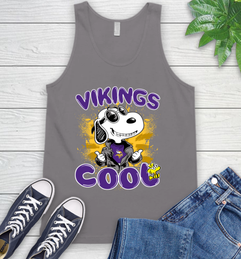 NFL Football Minnesota Vikings Cool Snoopy Shirt Tank Top 6