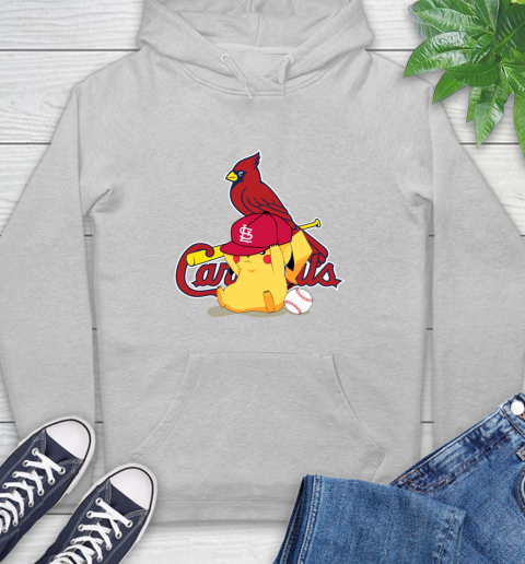 MLB Pikachu Baseball Sports St.Louis Cardinals Hoodie 6