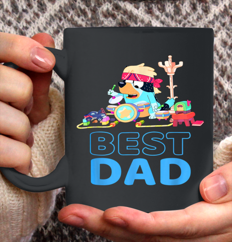Bluey Best Dad Matching Family For Lover Ceramic Mug 11oz