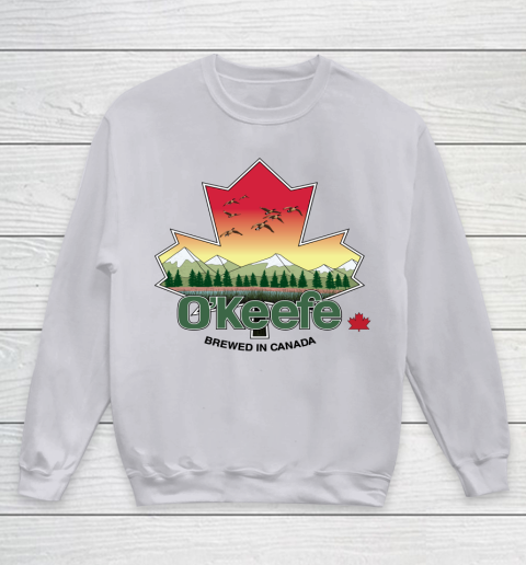 Beer Lover Funny Shirt O'Keefe Brewery  Brewed in Canada Youth Sweatshirt 3