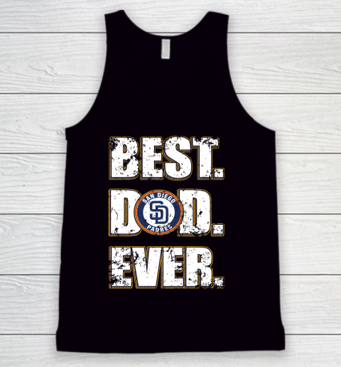 MLB San Diego Padres Baseball Best Dad Ever Family Shirt Tank Top