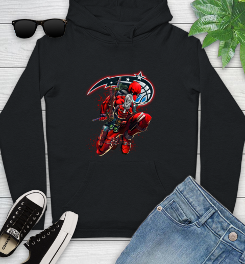 NBA Deadpool Marvel Comics Sports Basketball Orlando Magic Youth Hoodie 2