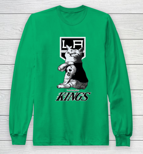 NHL My Cat Loves Los Angeles Kings Hockey Long Sleeve T-Shirt 4