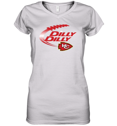 Dilly Dilly Kansas City Chiefs Nfl Women's V-Neck T-Shirt