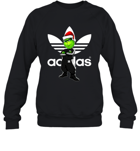 Christmas Santa Grinch Adidas Sweater Sweatshirt Mv Store Sweatshirt