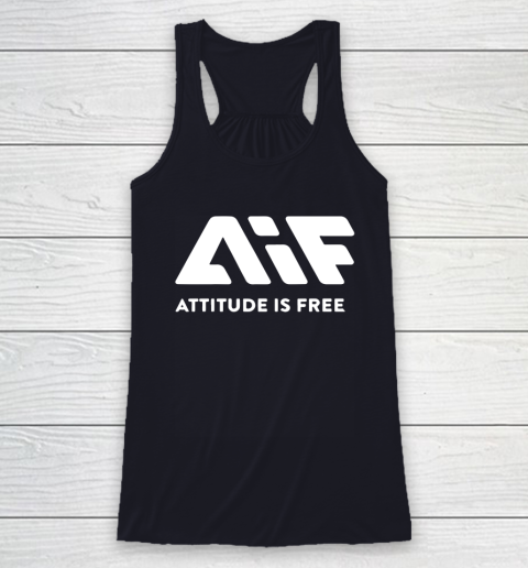 Attitude Is Free Racerback Tank 7