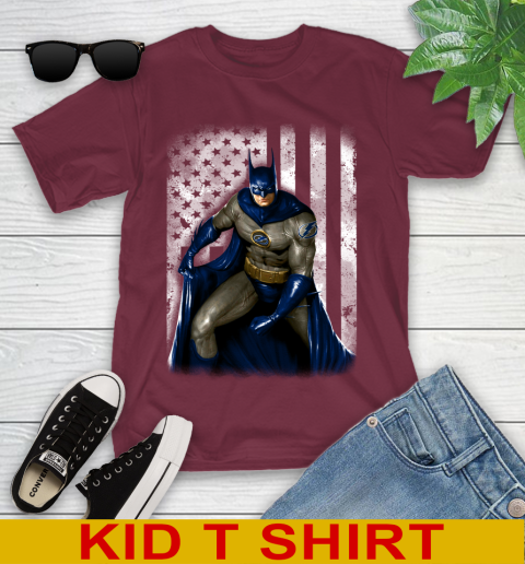 Tampa Bay Lightning NHL Hockey Batman DC American Flag Shirt Youth T-Shirt 5