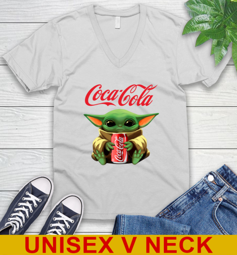 Star Wars Baby Yoda Hugs Coca Cola Soft Drink Shirt 49