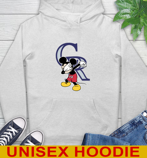 Colorado Rockies MLB Baseball Dabbing Mickey Disney Sports Hoodie