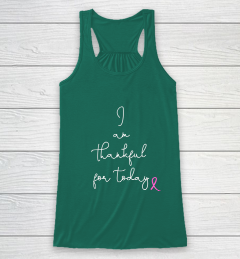 Womens Fighting Breast Cancer Product Gift Battling Through Chemo Racerback Tank 5