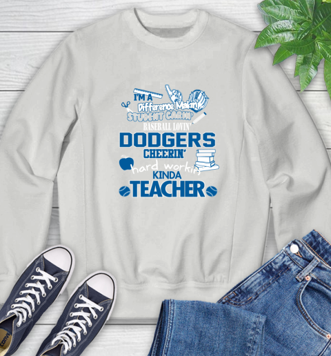 Los Angeles Dodgers MLB I'm A Difference Making Student Caring Baseball  Loving Kinda Teacher Women's T-Shirt