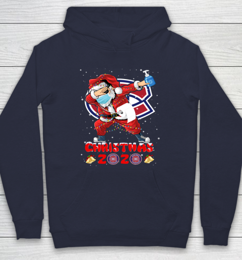 Montreal Canadiens Funny Santa Claus Dabbing Christmas 2020 NHL Hoodie 2