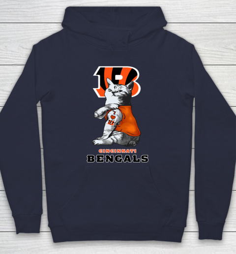 NFL Football My Cat Loves Cincinnati Bengals Hoodie 2