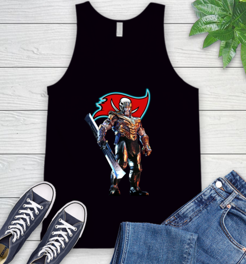 NFL Thanos Gauntlet Avengers Endgame Football Tampa Bay Buccaneers Tank Top 2