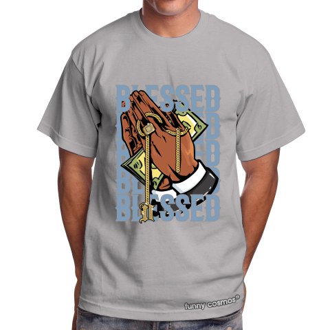 Air Jordan 1 Hyper Royal matching sneaker tshirt Drake Blessed Blue and white Jordan Tshirt