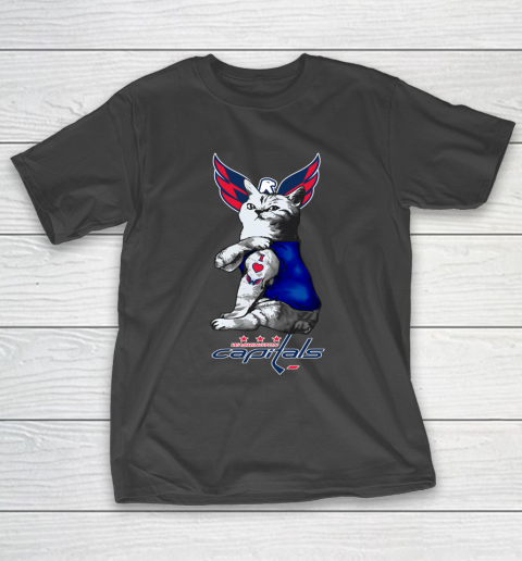 NHL My Cat Loves Washington Capitals Hockey T-Shirt