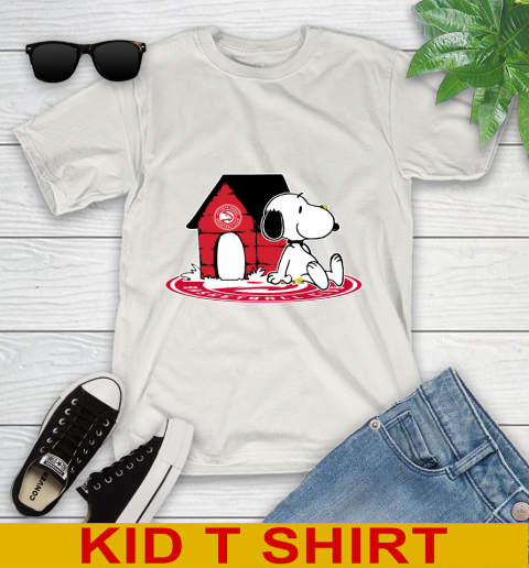 NBA Basketball Atlanta Hawks Snoopy The Peanuts Movie Shirt Youth T-Shirt 12