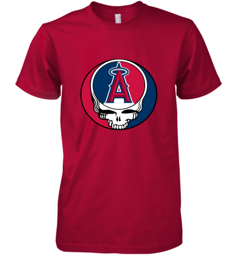 Los Angeles Angels The Grateful Dead Baseball Mlb Mashup Premium Men's T- Shirt 