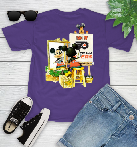 NHL Hockey Philadelphia Flyers Mickey Drawing Shirt 96