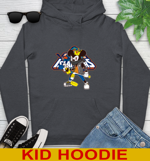 New York Islanders NHL Hockey Mickey Peace Sign Sports Youth Hoodie 9