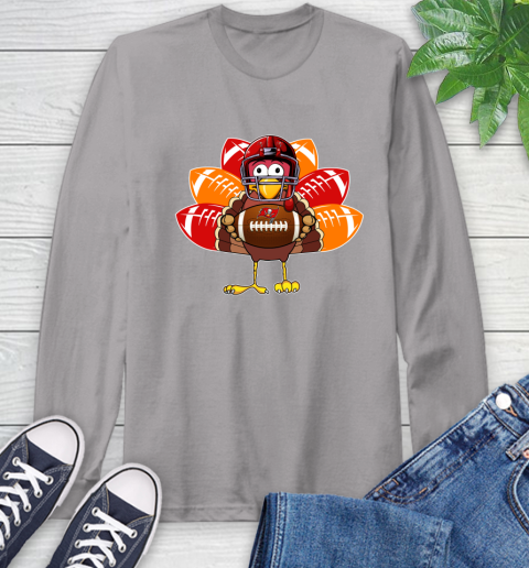 Tampa Bay Buccaneers Turkey Thanksgiving Day Long Sleeve T-Shirt 6
