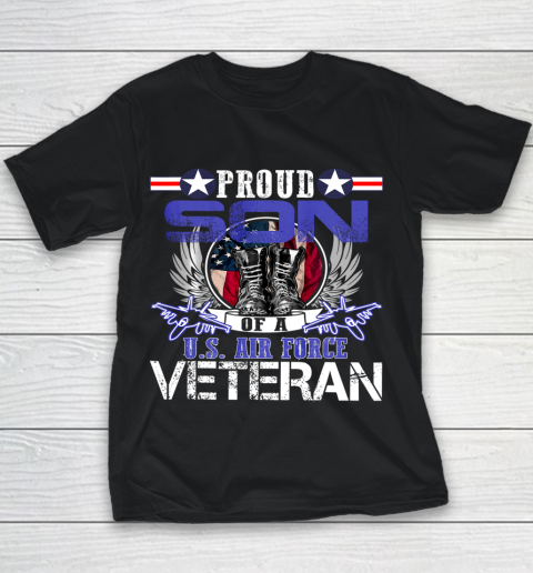 Veteran Shirt Vintage Proud Son Of A U S Air Force Veteran Youth T-Shirt