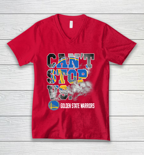 NBA Golden State Warriors Basketball Can't Stop Vs V-Neck T-Shirt 6