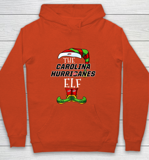 Carolina Hurricanes Christmas ELF Funny NHL Youth Hoodie 3