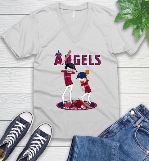 MLB Los Angeles Angels Rick And Morty Baseball 49