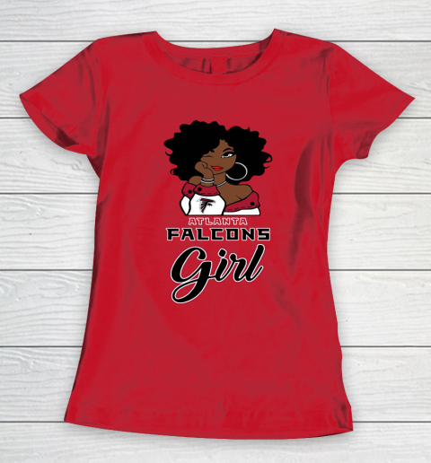 Atlanta Falcons Girl NFL Women's T-Shirt 10