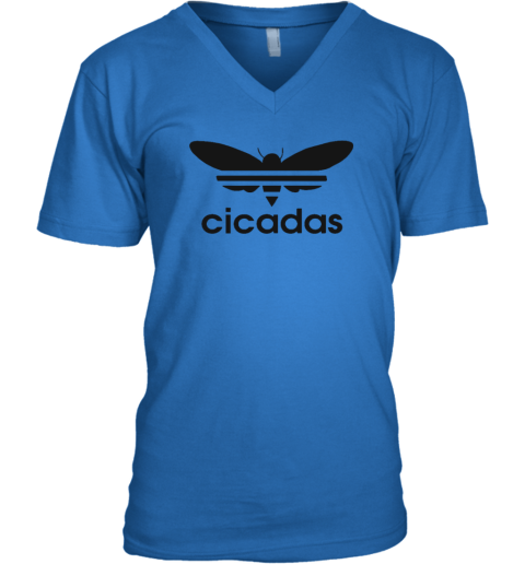 Trending Cicadas Shirt Cicada 2024 V-Neck T-Shirt jl6u trending cicadas shirt cicada 2024 v neck unisex 8 front royal