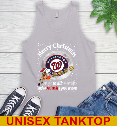 Washington Nationals Merry Christmas To All And To Nationals A Good Season MLB Baseball Sports Tank Top 3