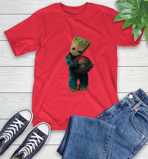 NBA Groot Guardians Of The Galaxy Basketball Sports Toronto Raptors T-Shirt 10