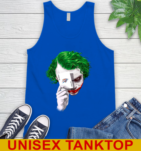 Oklahoma City Thunder NBA Basketball Joker Card Shirt Tank Top 4