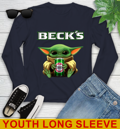 Star Wars Baby Yoda Hugs Beck's Beer Shirt 124