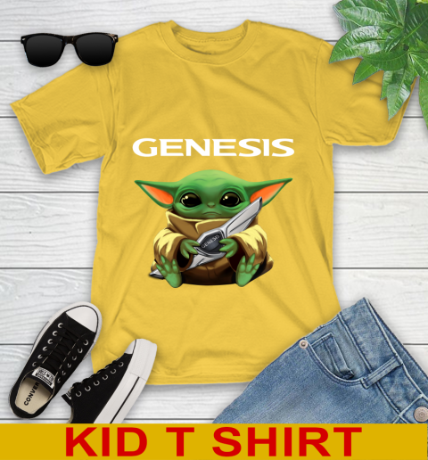 Star Wars Baby Yoda Hugs Genesis Car Shirt 105