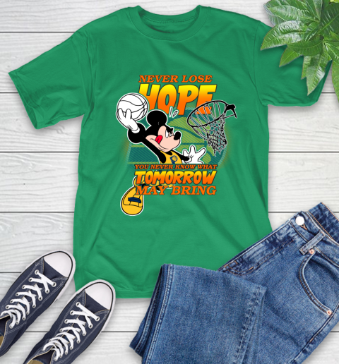 Indiana Pacers NBA Basketball Mickey Disney Never Lose Hope T-Shirt 7