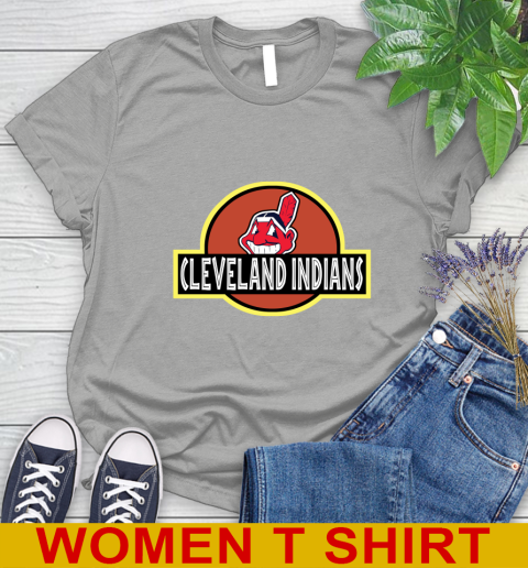 MLB Cleveland Indians Jurassic Park Dinosaur Movie Baseball Sports 99
