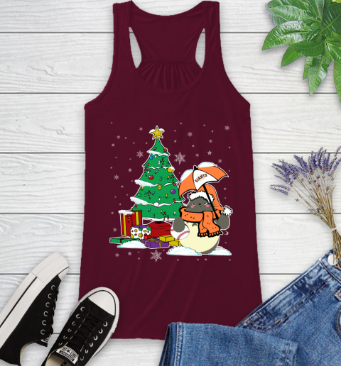 San Francisco Giants MLB Baseball Cute Tonari No Totoro Christmas Sports Racerback Tank 2