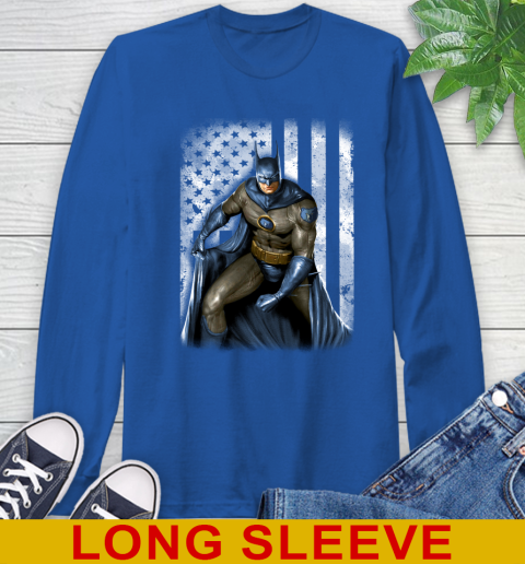 Memphis Grizzlies NBA Basketball Batman DC American Flag Shirt Long Sleeve T-Shirt 11