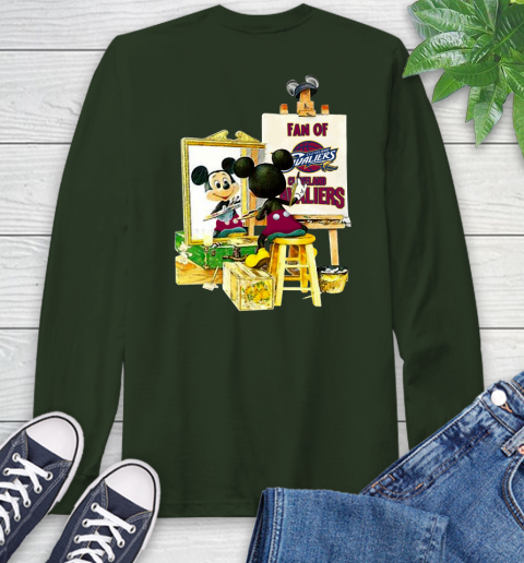 NBA Basketball Cleveland Cavaliers Mickey Drawing Shirt 59