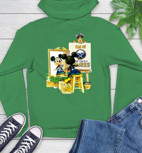 NHL Hockey Buffalo Sabres Mickey Drawing Shirt 21