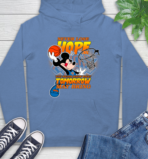 New York Knicks NBA Basketball Mickey Disney Never Lose Hope Hoodie 11