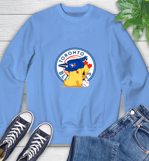 MLB Pikachu Baseball Sports Toronto Blue Jays Sweatshirt 11