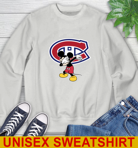 Montreal Canadiens NHL Hockey Dabbing Mickey Disney Sports Sweatshirt 5