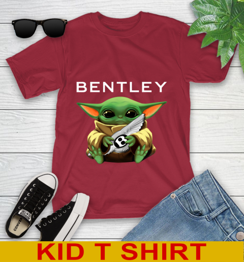 Star Wars Baby Yoda Hugs Bentley Car Shirt 108
