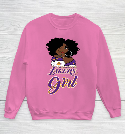 Los Angeles Lakers Girl NBA Youth Sweatshirt 7