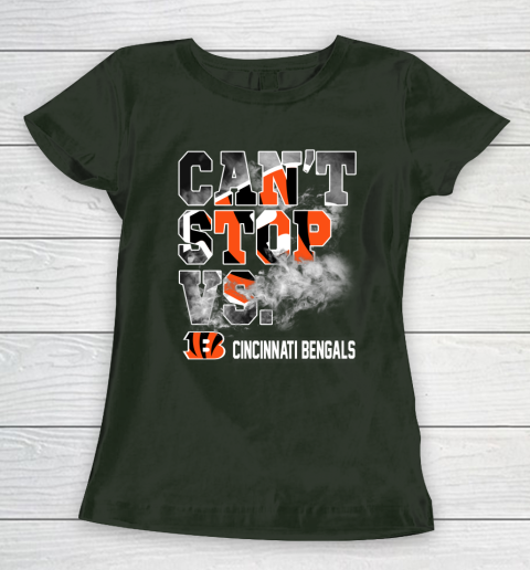 NFL Cincinnati Bengals Can't Stop Vs Women's T-Shirt - Image 5