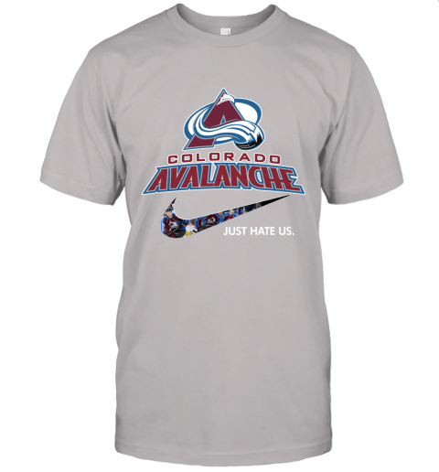 NHL Team Colorado Avalanche x Nike Just Hate Us Hockey Unisex Jersey Tee