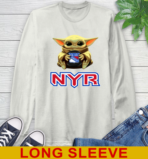 NHL Hockey New York Rangers Star Wars Baby Yoda Shirt 69